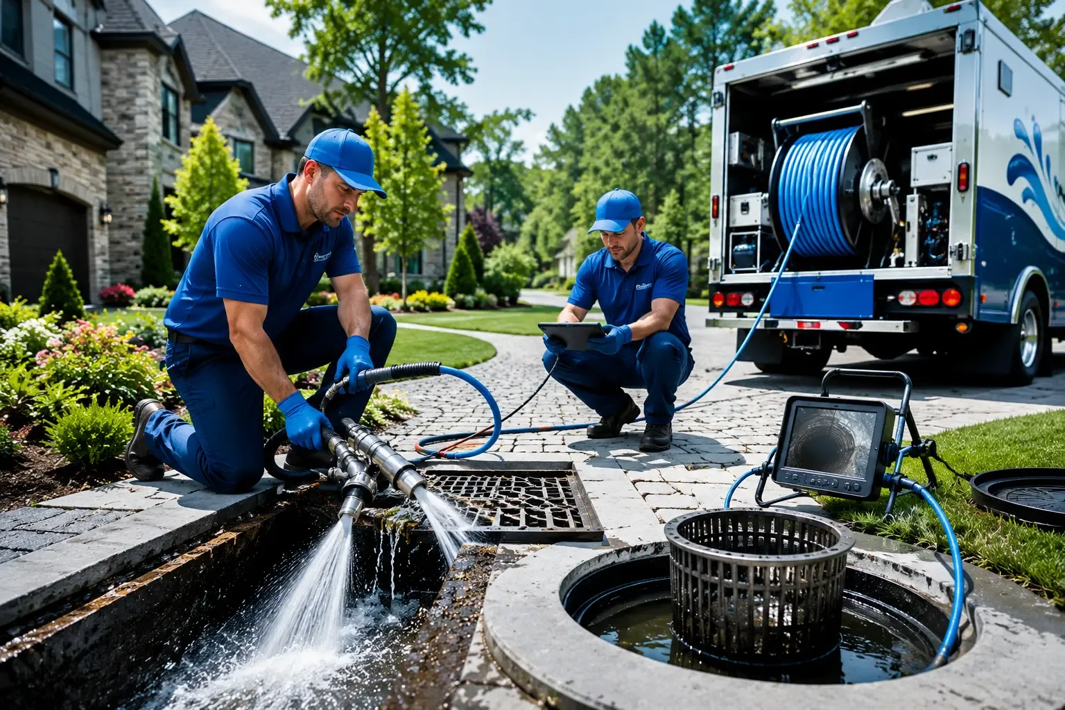 Local outdoor drain cleaning professionals in Edinburg, IL