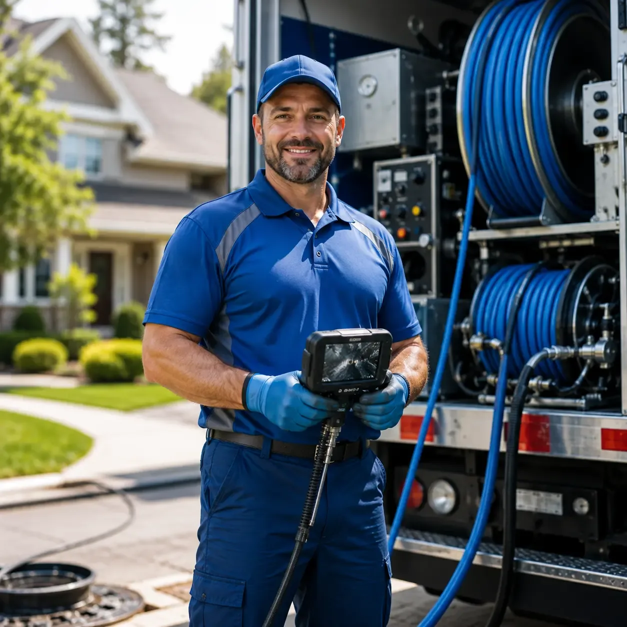 Local outdoor drain cleaning specialists in Edinburg, IL